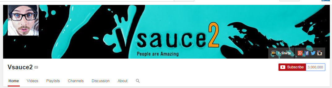 Vsauce2 Hits 3 Million YouTube Subscribers
