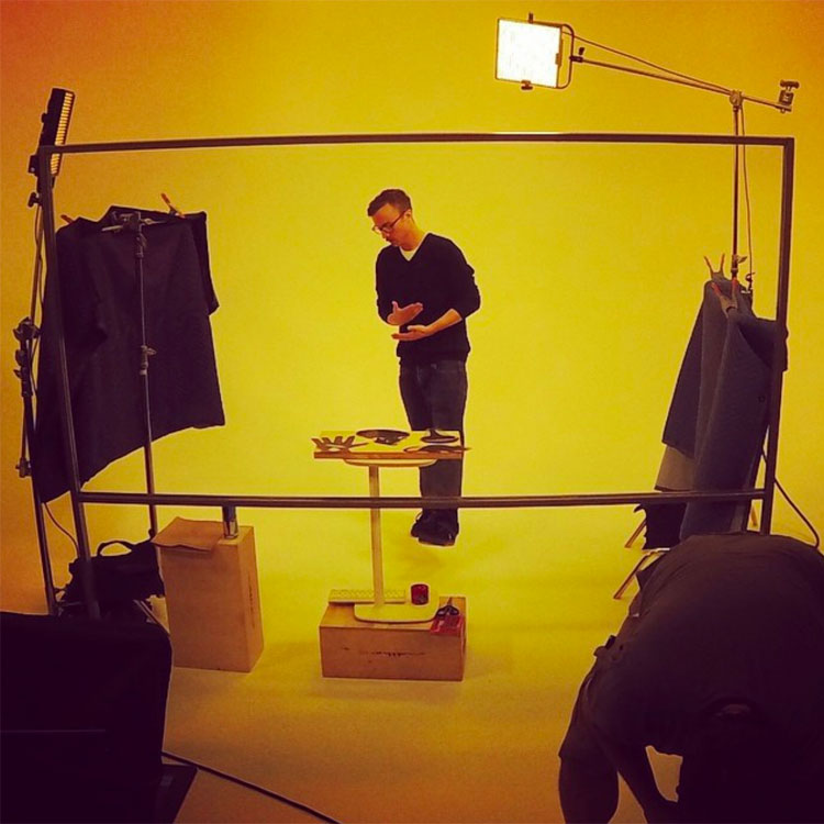 Photo of Kevin Lieber during shoot